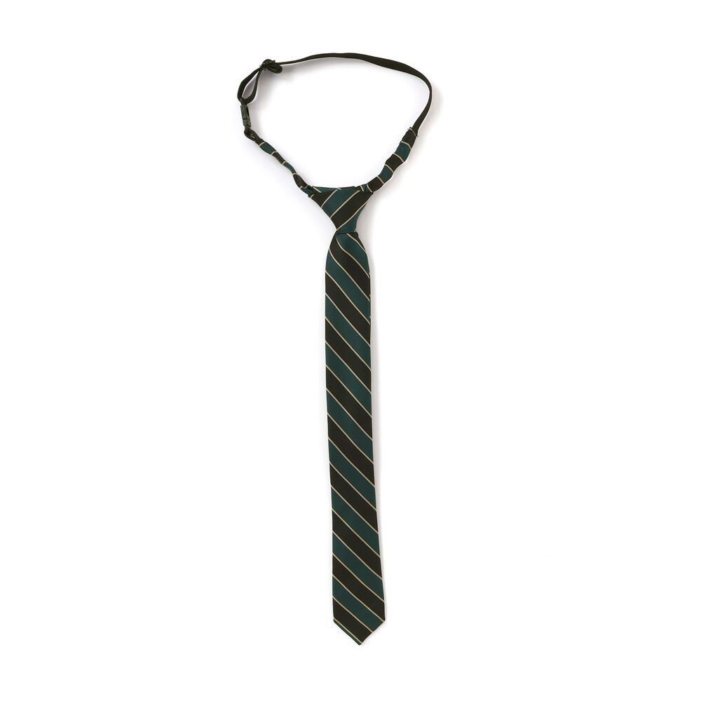 ストライプネクタイ(グリーン系) グリーン系 ワンサイズ
