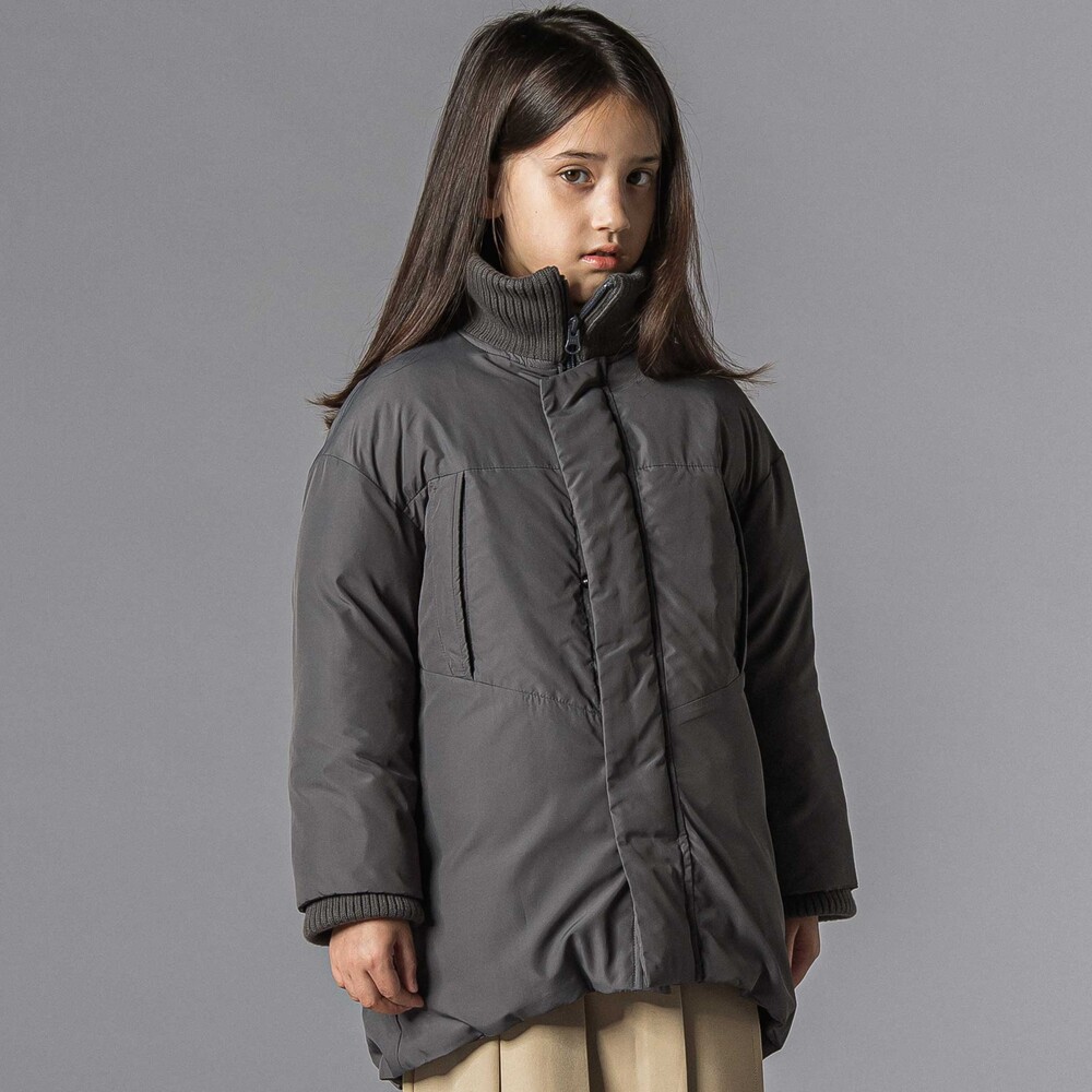 中綿タフタモンスターコート親子お揃い(95~140cm) グレー S(95-110cm)