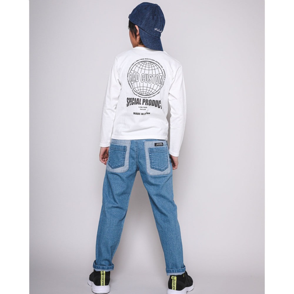 日本製 コットン Tシャツ(120cm~160cm) ブラック 120cm