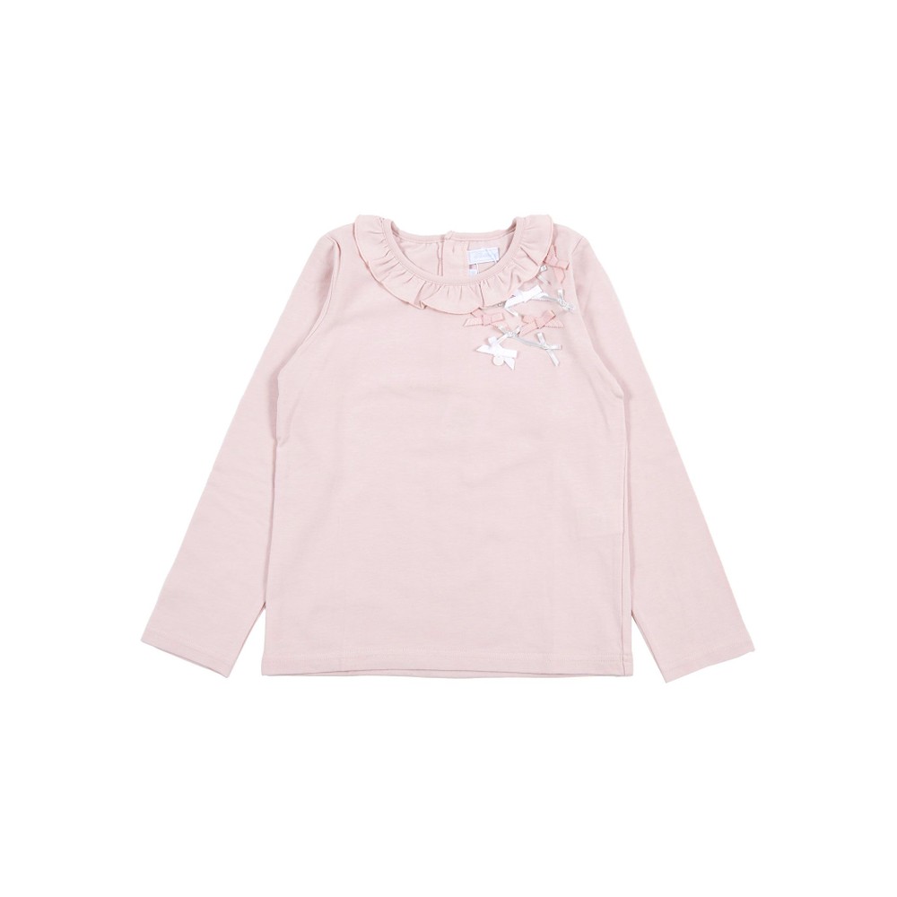 コットン ベアテン リボン Tシャツ (90cm~100cm) ホワイト 90cm