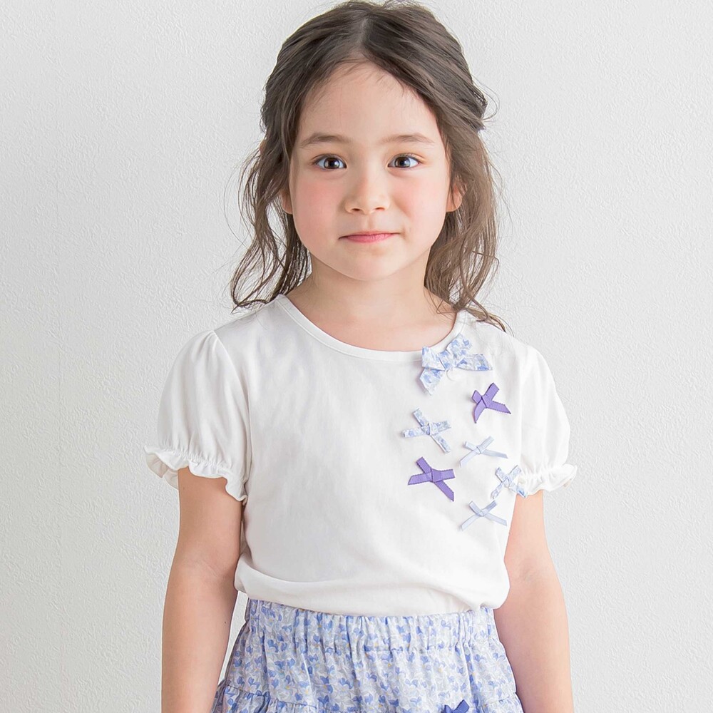 スパンコールTCロゴ入り半袖Tシャツ(100~140cm)(100cm オフ