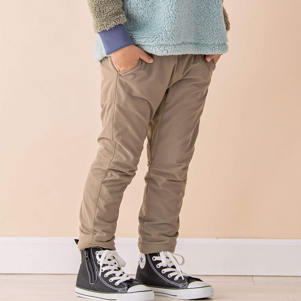 ストレッチリップストップガゼットクロッチパンツ(80~130cm) グリーン 120cm