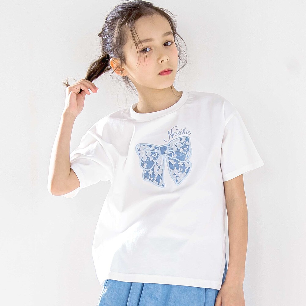 シャイニーシアーハイネック長袖Tシャツ(100~150cm)(100cm