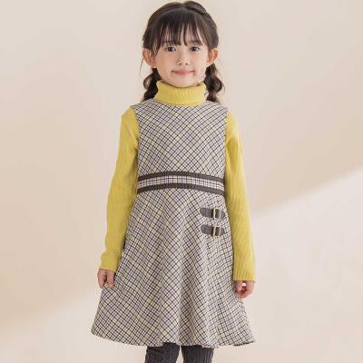 【お揃い】TRチェックパイピングベルトジャンパースカート(100~150cm)