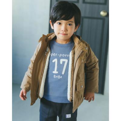 SEEALL ベージュ ミリタリージャケット フード、ライナー付き SEEALL ベージュ ミリタリージャケット フード、ライナー付き