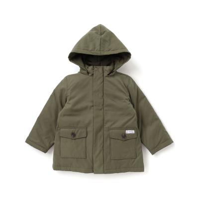 【撥水】ボアライナーベスト付きナイロン中綿3wayコート(90~150cm)