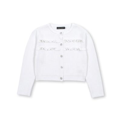 ビジューボタンリブカーディガン(90～150cm)