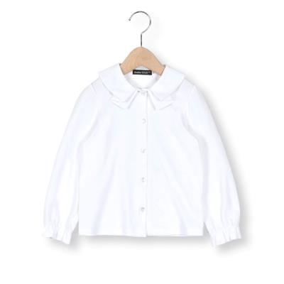 リボン風タック襟ブラウス(110~130cm)