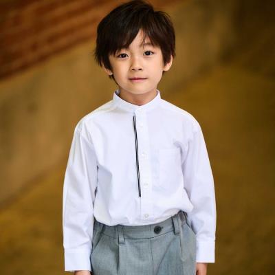 ストレッチウェザースタンドカラー長袖シャツ(90~130cm)