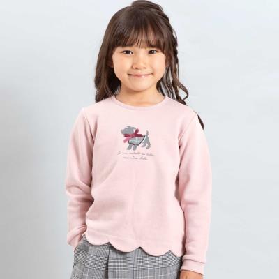 テリアプリントスカラップトレーナー(80~150cm)