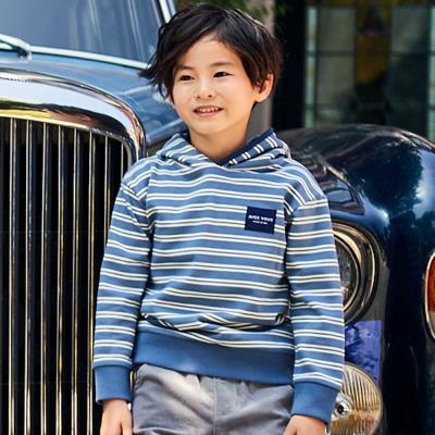 ミニウラケランダムボーダーフーディー(90~160cm)