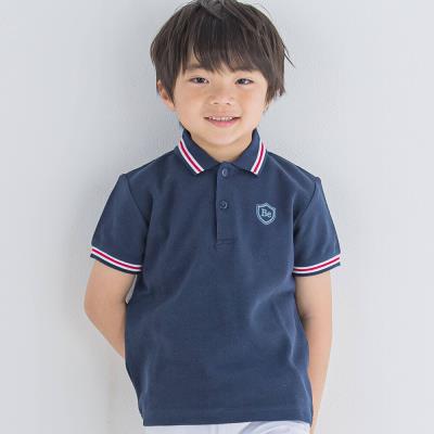 Bibiy. フリル付きネイビーポロシャツ 半袖【正規品】 1108-53503_05.jpg