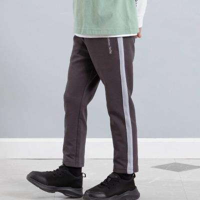ミラノリブサイドラインテーパードロングパンツ(90~150cm)(90cm