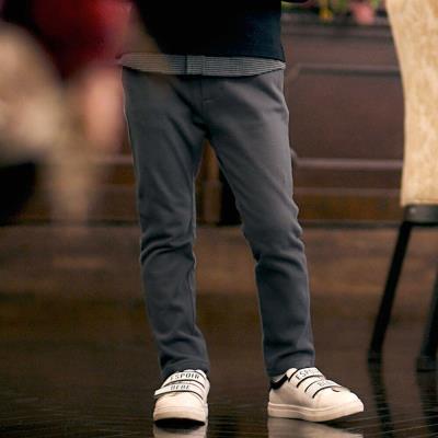 ウールライクストレッチスリムロングパンツ(90~160cm)