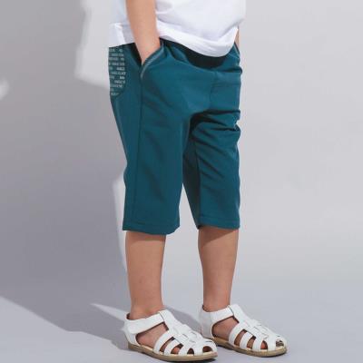 【WEB限定】ツイルストレッチポケットロゴプリントハーフパンツ(100~140cm)