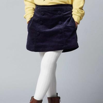 ストレッチコーデュロイダブルボタンショートパンツ(90~150cm)