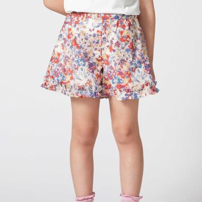 【お揃い】【DEVEAUX】ローンフラワープリントフリルショートパンツ(90~140cm)