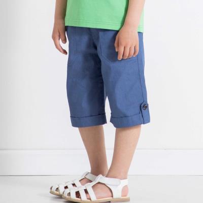 ライトオンスデニム裾ロールアップハーフパンツ(90~150cm)