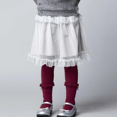 ラメチュールフリルティアードスカート(100~150cm)