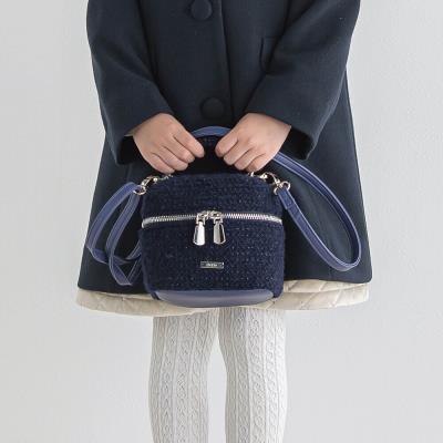 【お揃い】ラメボアショルダー付きバニティバッグ