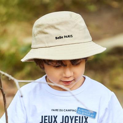 【UVカット】ロゴ刺しゅうキャンバスハット(50~54cm)