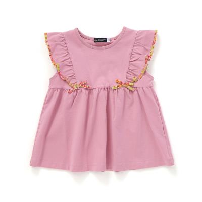 【DEVEAUX】肩フリルノースリーブプルオーバー(90~150cm)