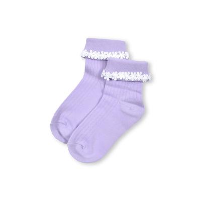 花 フラワー レース 付き 折り返し ソックス (11~24cm)