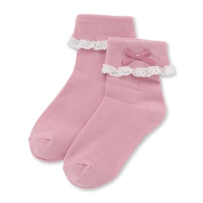 リボンフリル折り返しソックス(11~24cm)