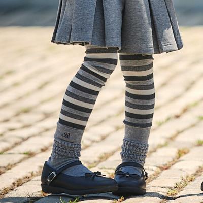 マルチボーダーレギンス+ショートルーズソックスセット(80~140cm)