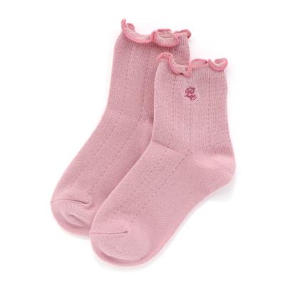 メロウフリルレース編みクルーソックス(11~24cm)