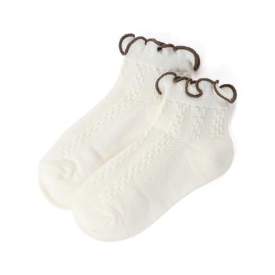 フロート編みアンクル丈フリルソックス(11~24cm)