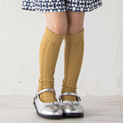 ケーブル編みハイソックス(13~24cm)
