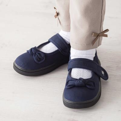 リボン付きベルクロストラップシューズ(13~19cm)