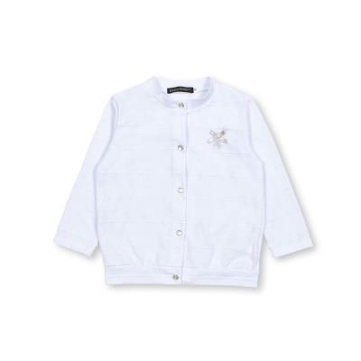 To b. by agnes b◆スナップボタンカーディガン(薄手)/38/コットン/ホワイト/スナップボタン/クロップド/ポケット Cardigan Pressions - agnès b.｜アニエスベー公式オンライン
