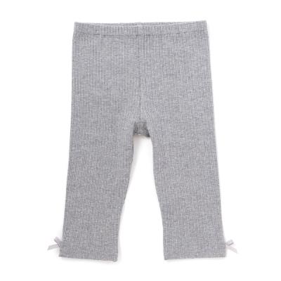 リボン付き6分丈リブレギンス(80~110cm)