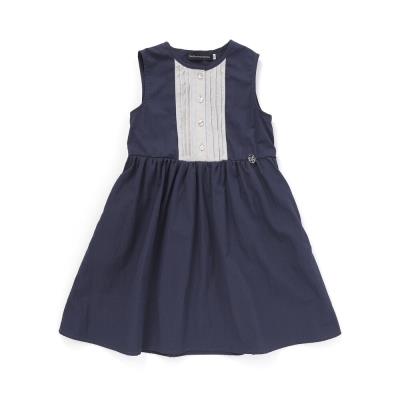 【店舗限定】配色フロントタックノースリーブワンピース(95~150cm)<br>