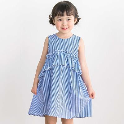 【限定商品】ストライプアシンメトリーワンピース(95～160cm)