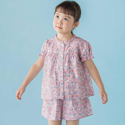 【限定商品】花柄ブラウス＋ショートパンツセットアップ(95～150cm)