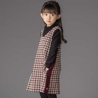 【限定商品】千鳥格子サイドラインジャンパースカート(95~150cm)【LIMITED EDITION】