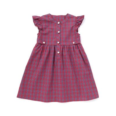 【店舗限定】【お揃い】クラシカルチェック柄フリルワンピース(95～150cm)