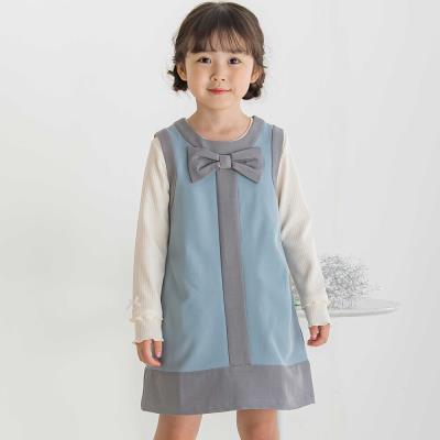 【限定商品】配色リボンジャンパースカート(95~150cm)