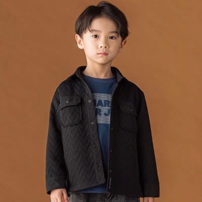 【限定商品】ジグザグキルトジャガードシャツジャケット(95~150cm)【LIMITED EDITION】