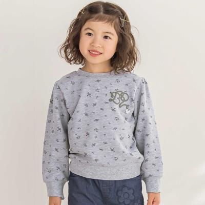 【限定商品】花柄インクジェット裏毛長袖トレーナー(95~150cm) 【LIMITED EDITION】