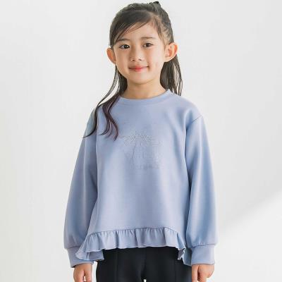 【限定商品】ポンチリボン刺しゅうトップス(95～160cm)