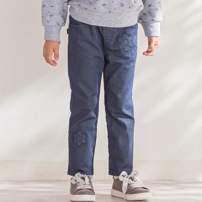 【限定商品】花パッチワークカラーデニムロングパンツ(95~150cm) 【LIMITED EDITION】