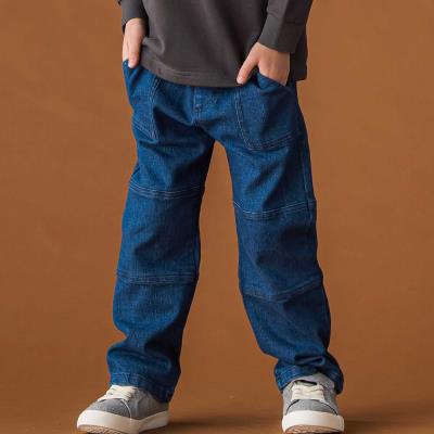 【限定商品】切り替えストレッチデニムロングパンツ(95~160cm)【LIMITED EDITION】