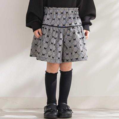 【限定商品】【お揃い】リボンチェックキュロットパンツ(95~150cm) 【LIMITED EDITION】