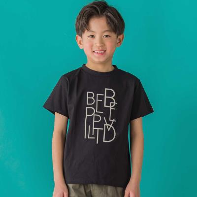 【店舗限定】立体プリントロゴ天竺半袖Tシャツ(95~160cm)