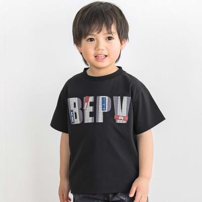 【限定商品】グラフィックチェックロゴ 半袖Tシャツ(100～150cm)