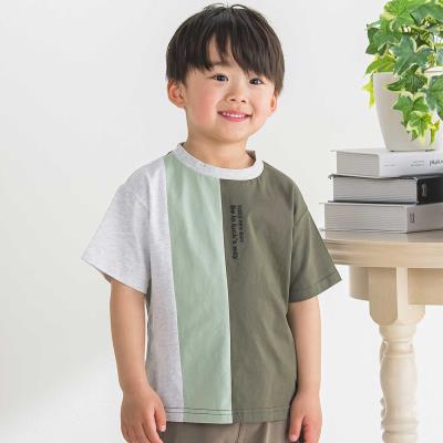 【限定商品】配色切り替え天竺Tシャツ(95~160cm)